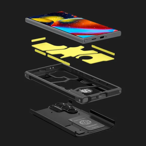 Чохол Spigen Tough Armor для Samsung Galaxy S24 Ultra (Black)