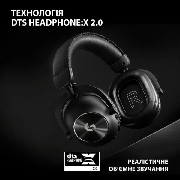 Ігрові навушники Logitech G Pro X2 Wireless LightSpeed (Black) (UA)