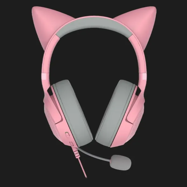 Ігрова гарнітура RAZER Kraken Kitty V2 (Quartz) (RZ04-04730200-R3M1) (UA)