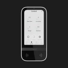 Клавіатура Ajax KeyPad TouchScreen з сенсорним дисплеєм (White)