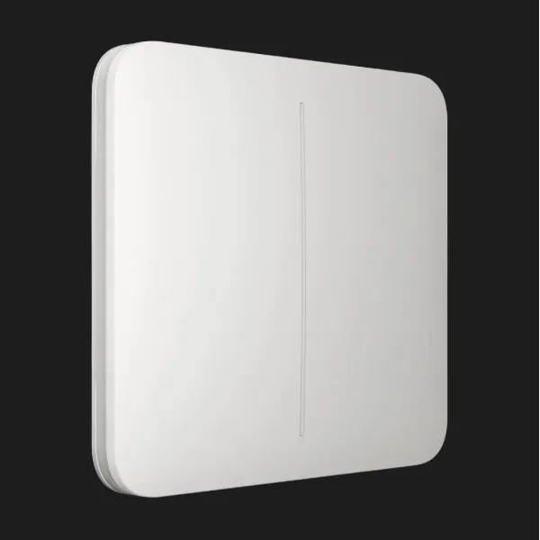 Вимикач двоклавішний Ajax LightSwitch (White)