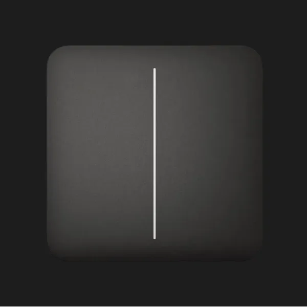 Вимикач двоклавішний Ajax LightSwitch (Black)