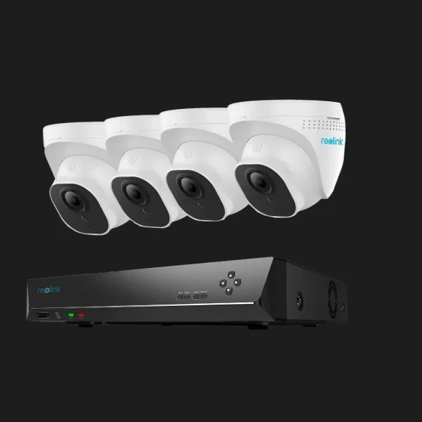 Комплект відеоспостереження Reolink RLK8-520D4-5MP (White)