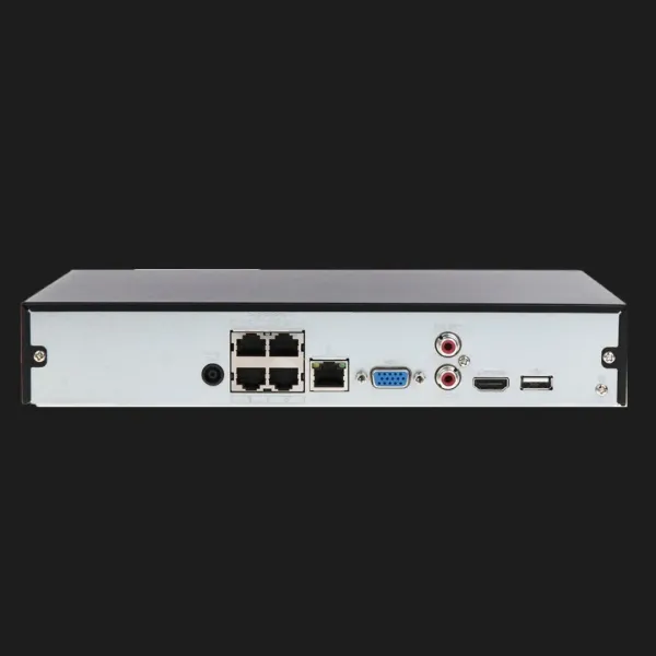 Відеореєстратор Dahua DHI-NVR1104HS-P-S3/H (4 канали) (Black)