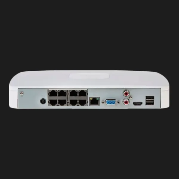 Відеореєстратор Dahua DHI-NVR2108-8P-I2 (8 каналів) (White)
