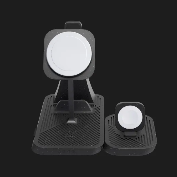 Безпровідна зарядка Zens 4-in-1 Modular Wireless Charger with iPad Charging Stand (ZEAPM03/00) (Black)