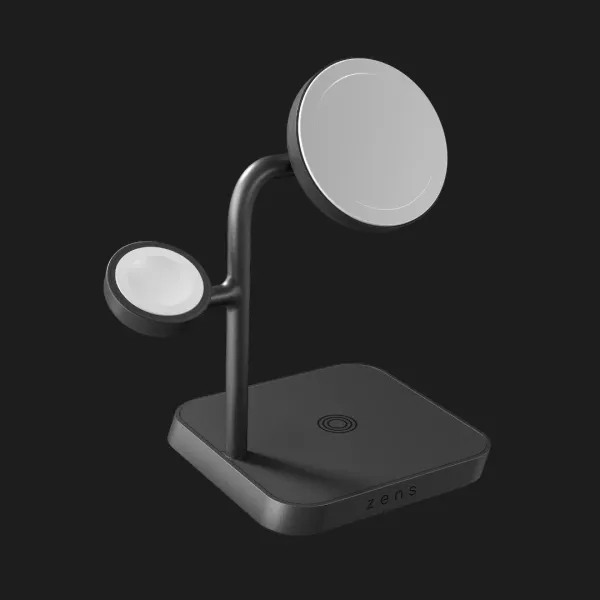 Безпровідна зарядка Zens 4-in-1 MagSafe + Watch Wireless Charging Station (ZEAPDC01/00) (Black)