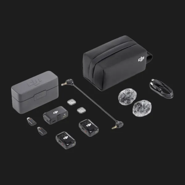 Мікрофонна радіосистема DJI Mic 2 (2TX+1RX+Charging Case)