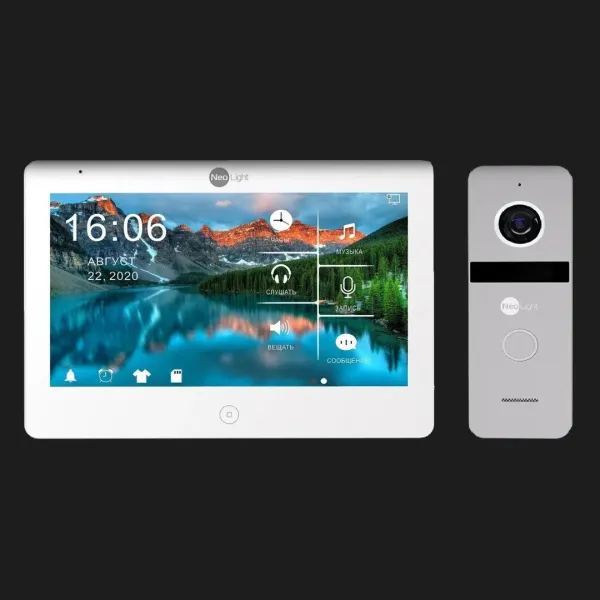 Комплект відеодомофону Neolight Mezzo HD WiFi / Solo FHD (Silver)