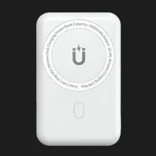Портативний акумулятор Power Bank Wiwu Snap Cube 10000mAh MagSafe Wireless + Stand (White)