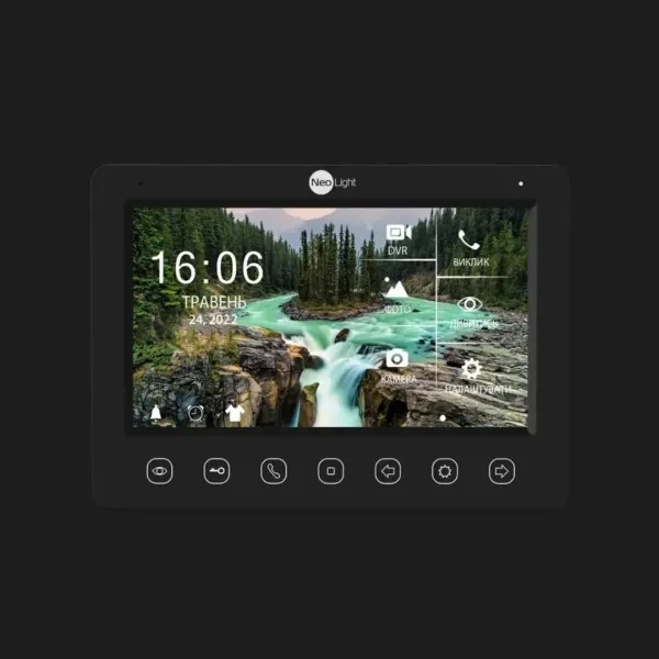 Відеодомофон Neolight Kappa + HD WF (Black)