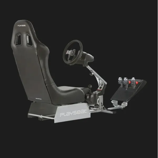 Кокпіт із кріпленням для керма та педалей Playseat Evolution (Black) (UA)