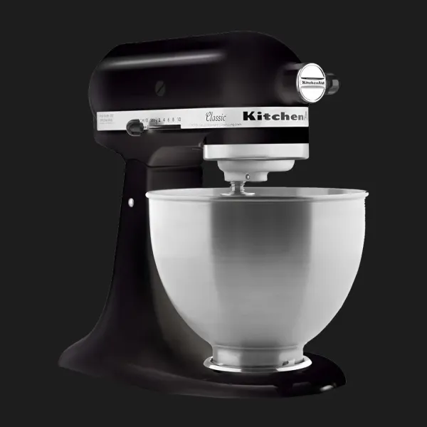 Планетарний міксер KitchenAid CLASSIC 4,3 л з відкидним блоком (Black)