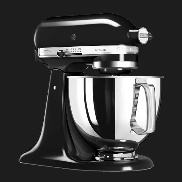Планетарний міксер KitchenAid Artisan 4,8 л з відкидним блоком (Black)