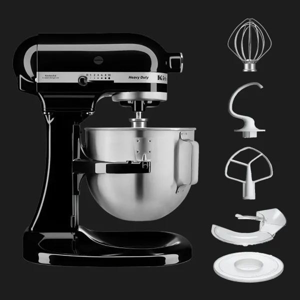 Планетарний міксер KitchenAid Heavy Duty 4,8 л з відкидним блоком (Black)