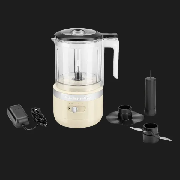 Кухонний мінікомбайн KitchenAid 1,3 л бездротовий (Cream)