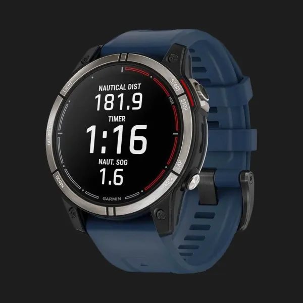 Garmin Quatix 7 Sapphire AMOLED Edition with Captain Blue Band