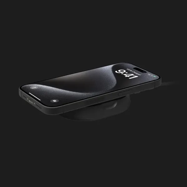 Безпровідна зарядка Belkin 15 Вт Magnetic Stand Qi2 (Black)