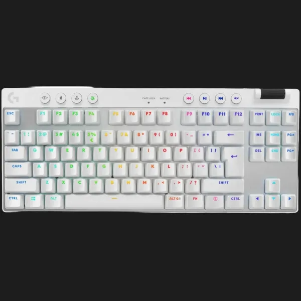 Ігрова клавiатура Logitech G PRO X TKL Lightspeed (White) (UA)