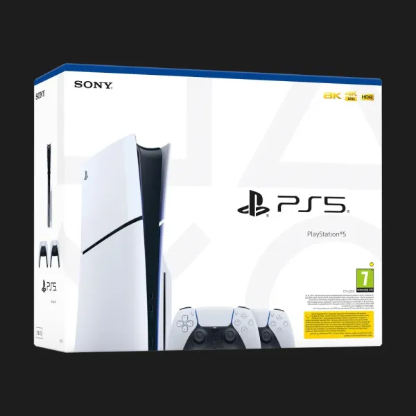 Ігрова приставка Sony PlayStation 5 Slim (BluRay) (1TB) + DualSense Wireless Controller (UA)