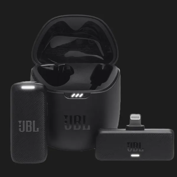 Бездротовий петличний мікрофон JBL Quantum Stream Wireless Lightning (Black)