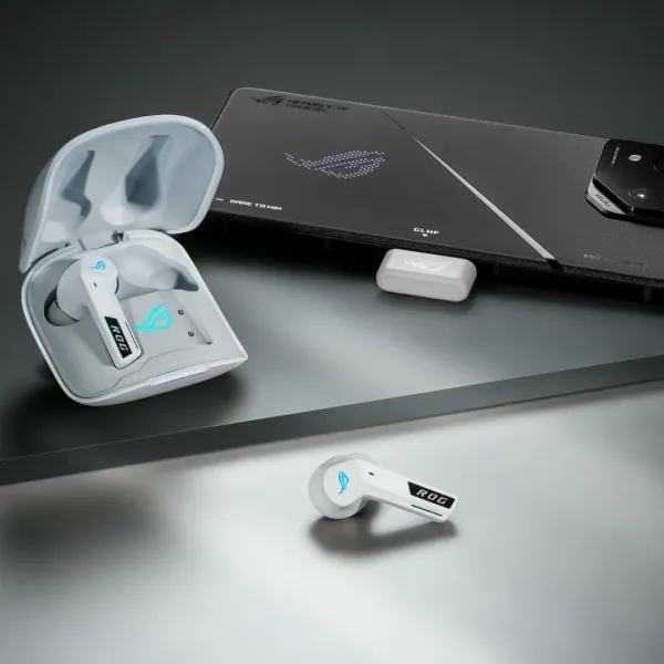 Ігрова гарнітура ASUS ROG Cetra True Wireless SpeedNova (White)
