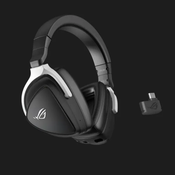 Ігрова гарнітура ASUS ROG Delta S Wireless (Black/White)