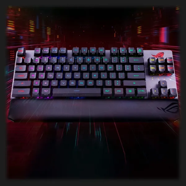 Клавіатура ігрова ASUS ROG Strix Scope RX Red TKL Wireless Deluxe EN PBT (UA)