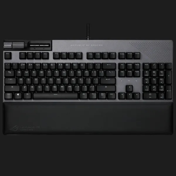Клавіатура ігрова ASUS ROG Strix Flare II Animate NX Red EN PBT (Black) (UA)