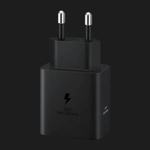 Блок живлення Samsung 45W Travel Adapter (with Type-C cable) (Black)