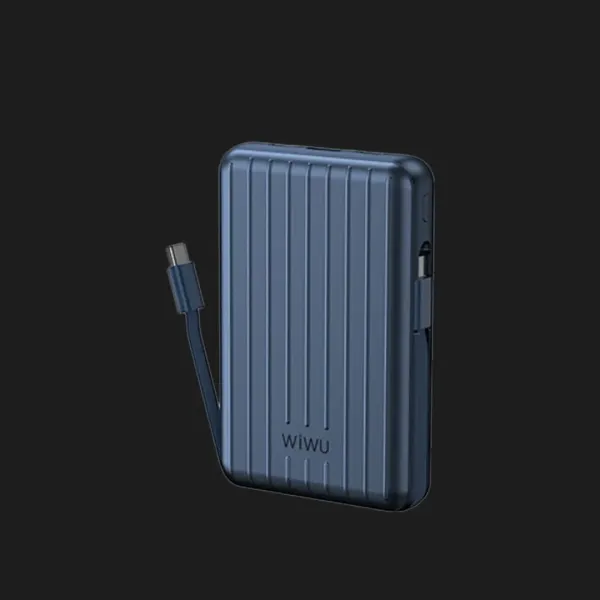 Power Bank WiWU Trunk Series Magnetic Wireless charging 20000mAh, 22,5w (PP04) (Blue)