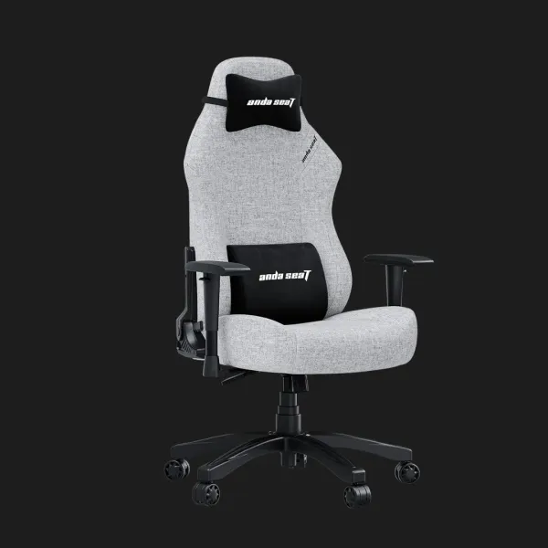 Крісло ігрове Anda Seat Luna Size L (Grey Fabric) (UA)