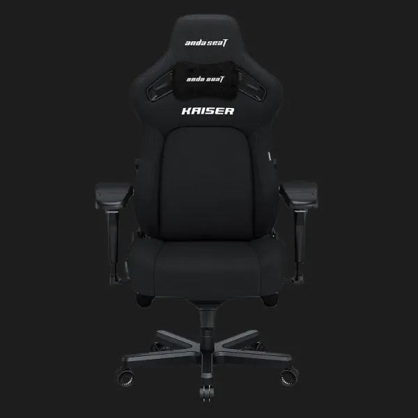 Крісло ігрове Anda Seat Kaiser 4 Size XL Linen Fabric (Black) (UA)