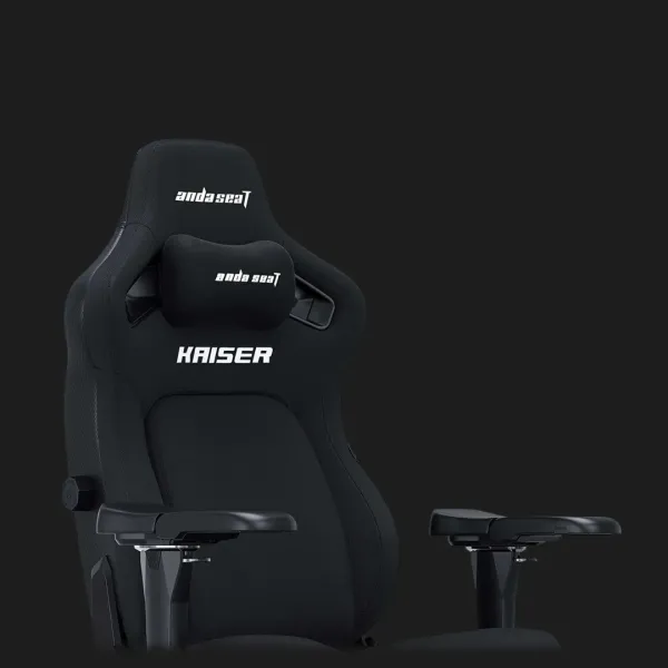 Крісло ігрове Anda Seat Kaiser 4 Size XL Linen Fabric (Black) (UA)