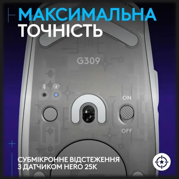 Ігрова миша Logitech G309 (White) (UA)