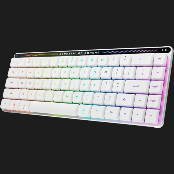 Клавіатура ігрова ASUS ROG Falchion RX Low Profile, EN/UK (White) (UA)
