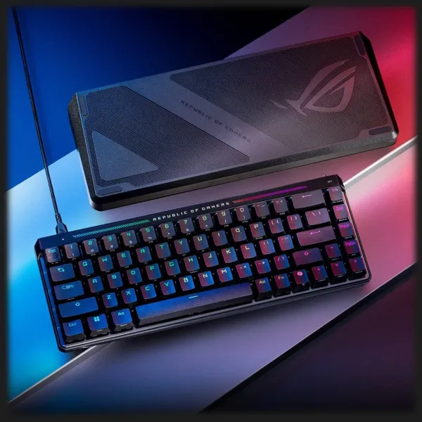Клавіатура ігрова ASUS ROG Falchion Ace HFX (Black) (UA)