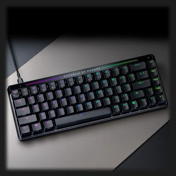 Клавіатура ігрова ASUS ROG Falchion Ace HFX (Black) (UA)