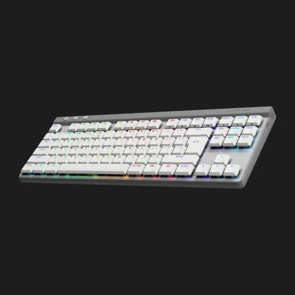 Клавiатура ігрова Logitech G515 Lightspeed TKL (White) (UA)