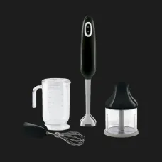Блендер занурювальний SMEG з аксесуарами (HBF03BLEU) (Black)