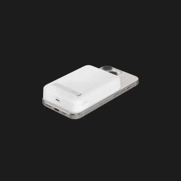 Зарядний пристрій Power Bank Belkin 10000mAh 15W, MagSafe Qi2 (White)