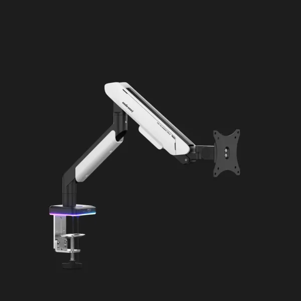 Настільне кріплення для монітора Anda Seat Stealth PRO II RGB 17”-42” (White) (UA)