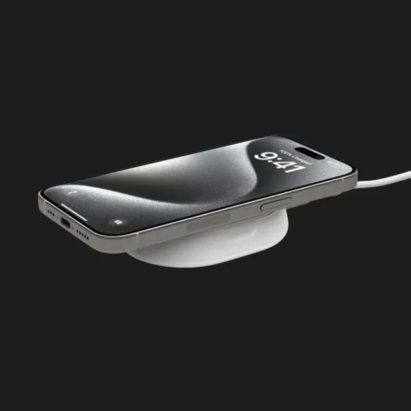 Безпровідна зарядка Belkin 15 Вт Magnetic Stand Qi2 (White)