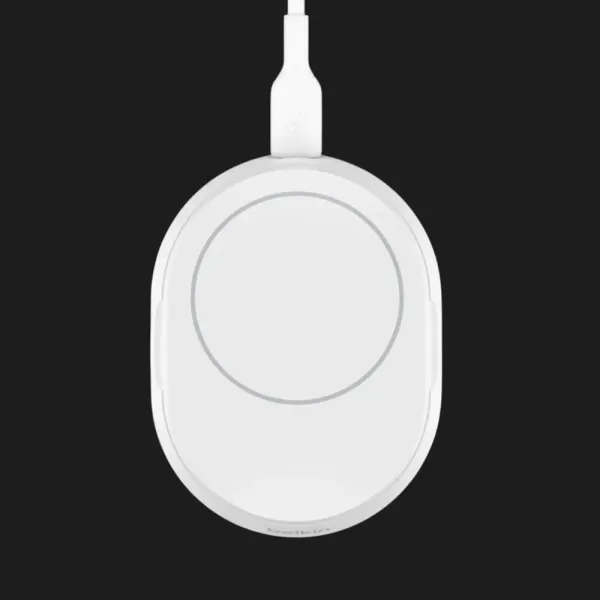 Безпровідна зарядка Belkin 15 Вт Magnetic Stand Qi2 (White)