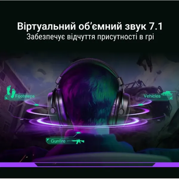 Ігрова гарнітура Fifine H9 (Black)