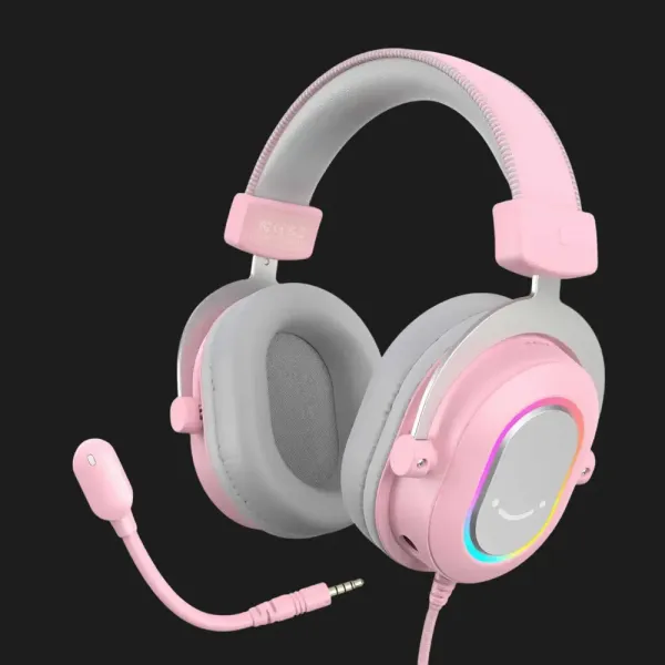 Ігрова гарнітура Fifine RGB H6P (Pink) (UA)