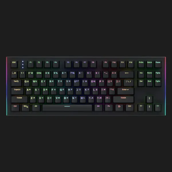 Клавіатура механічна Hator Gravity X TKL Orange (Black) (HTK550UA) (UA)