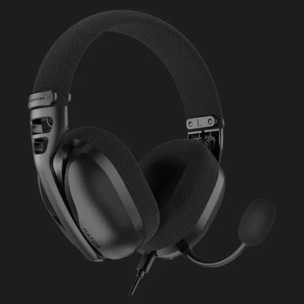 Ігрова гарнітура Hator Hyperpunk 3 Hi-Res (Black) (ESH10) (UA)