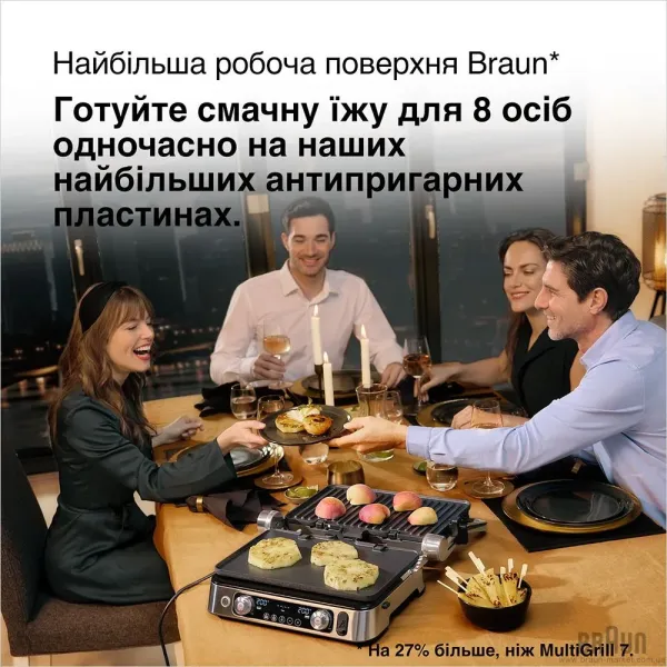 Гриль-вафельниця Braun MultiGrill 9 Pro CG 9167