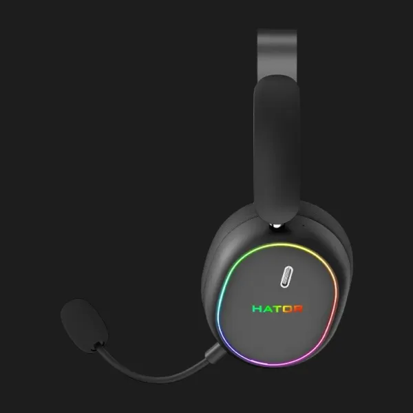 Ігрова гарнітура Hator Phoenix 2 Hi-Res wireless (Black) (ESH40)